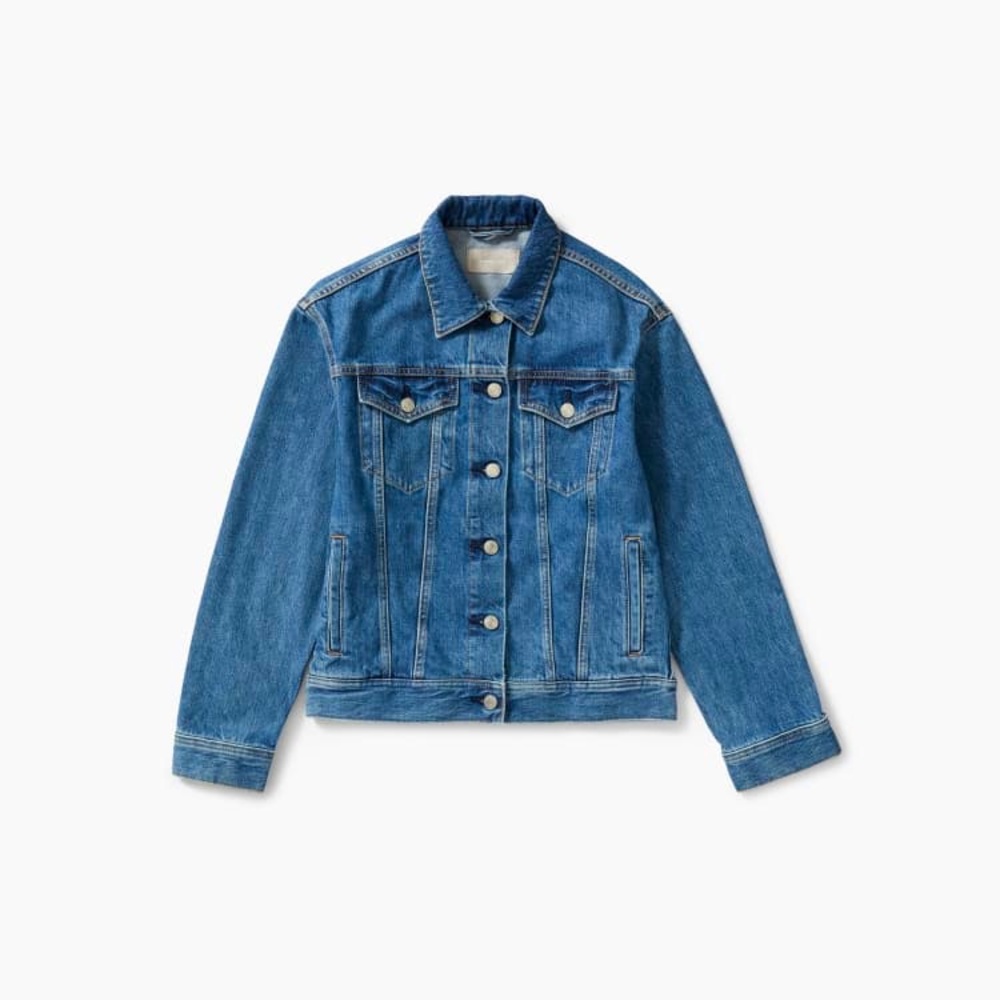 Everlane Denim Jacket - Classic Blue Wash - Large - Excellent Condition